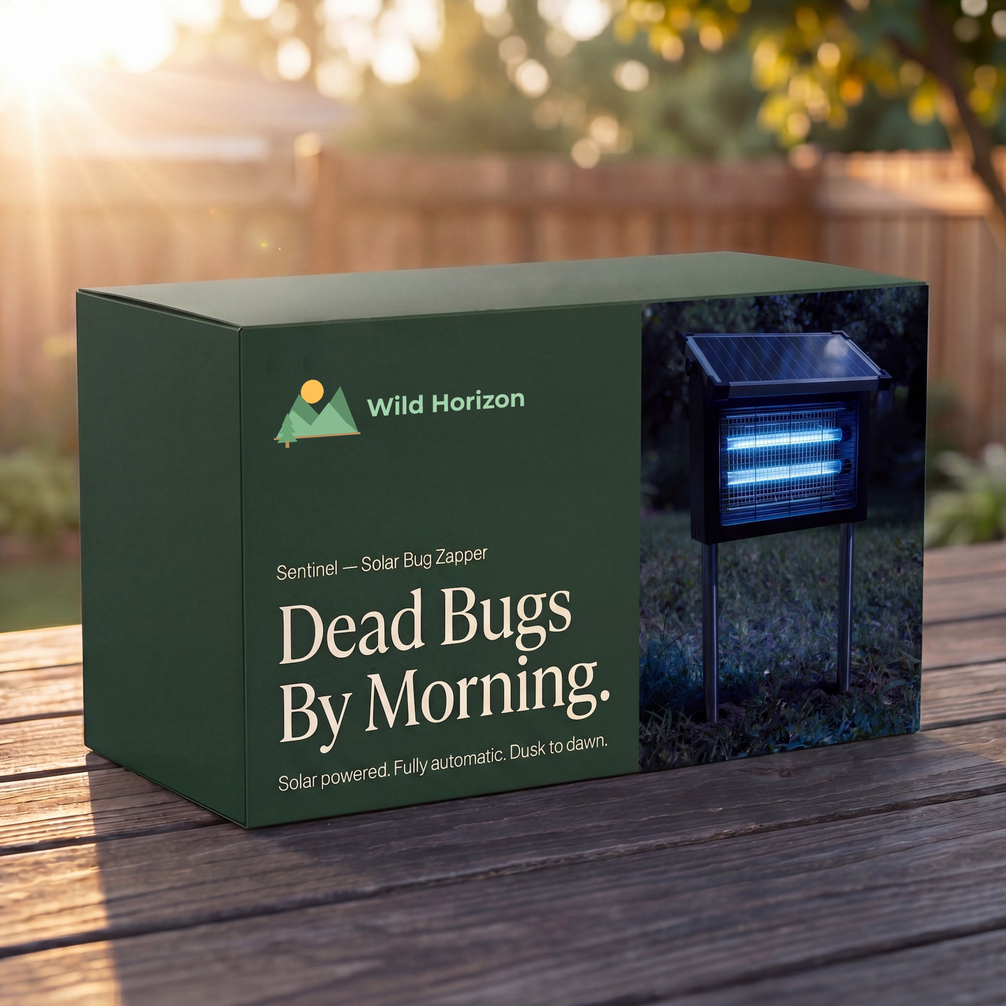 Wild Horyzon™ — Solar Bug Zapper